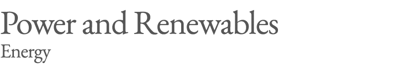 Power and Renewables Energy