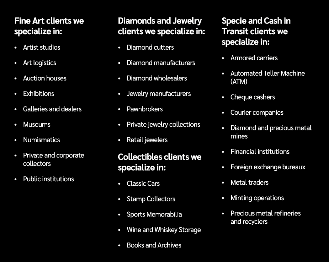 Fine Art clients we specialize in: • Artist studios • Art logistics • Auction houses • Exhibitions • Galleries and de...